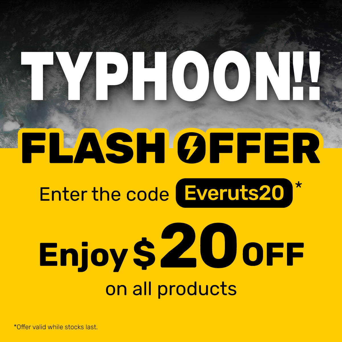 yagi Typhoon flash offer