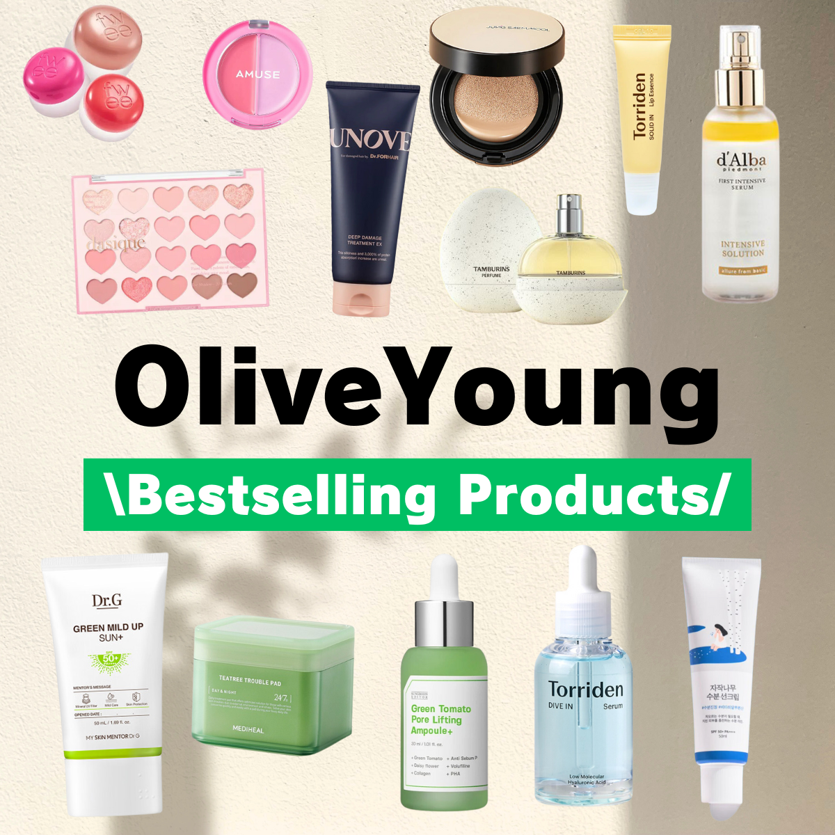 Olive Young Bestselling Products