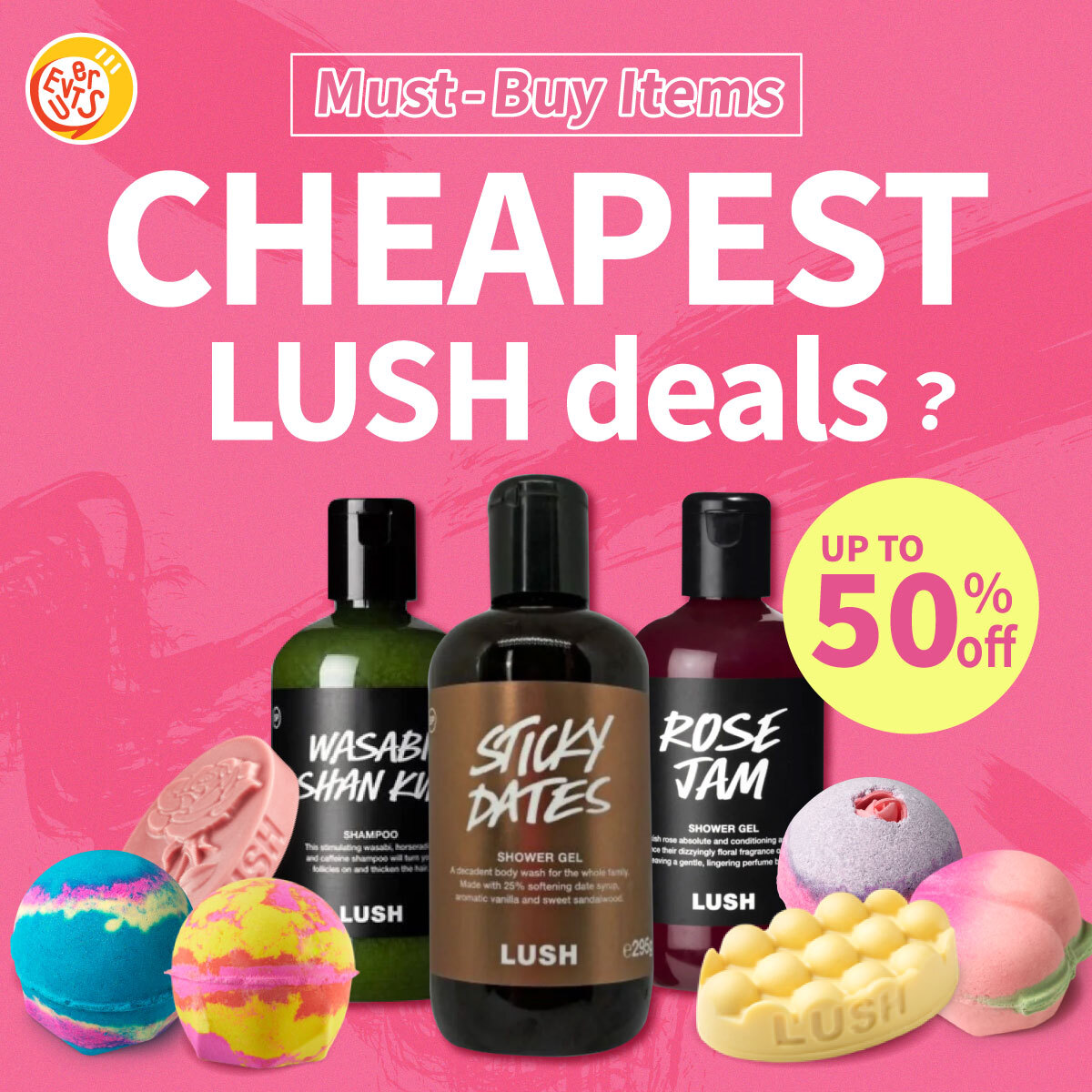 Cheapest LUSH deals Up to 50% off ✸ Must-Buy Item